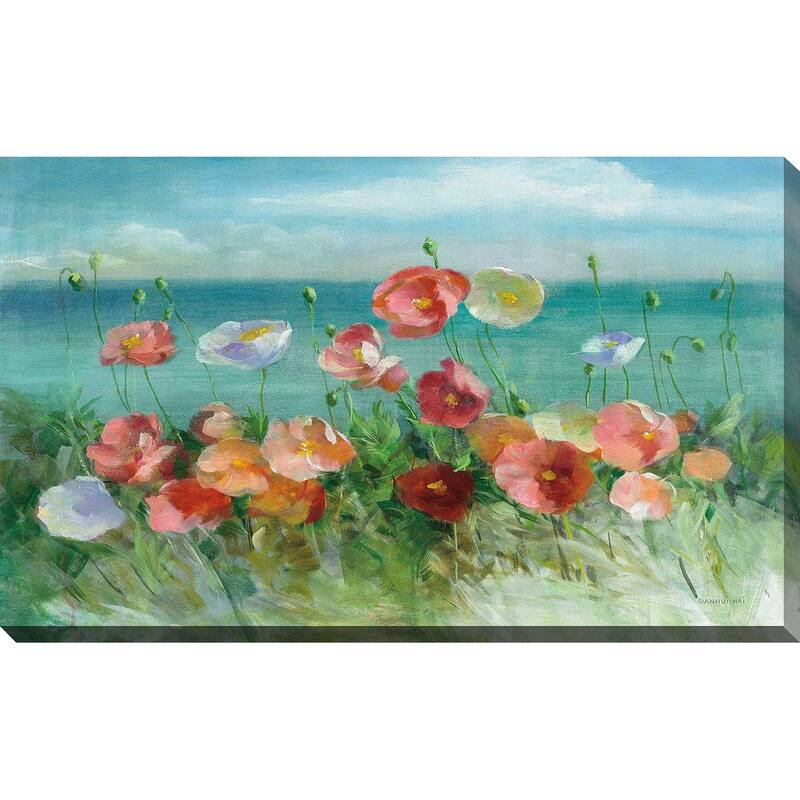 "Coastal Poppies" Print on Canvas