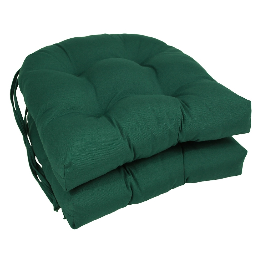 Green online chair cushions