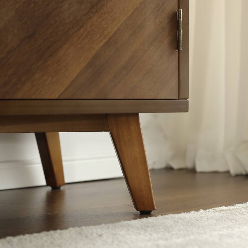 Art Leon Handcrafted Wood Sideboard with 2 Doors