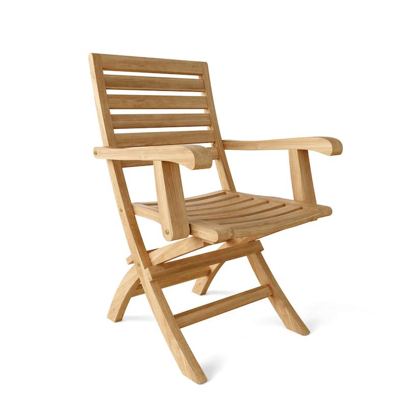 Andrew Teak Outdoor Dining Chair - Foldable (Set of 2)