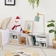 preview thumbnail 3 of 34, VECELO Set of 2 Open Bookshelf Set 4-Tier Five Irregular Cube Bookcase Multipurpose Storage Organizer for Small Spaces