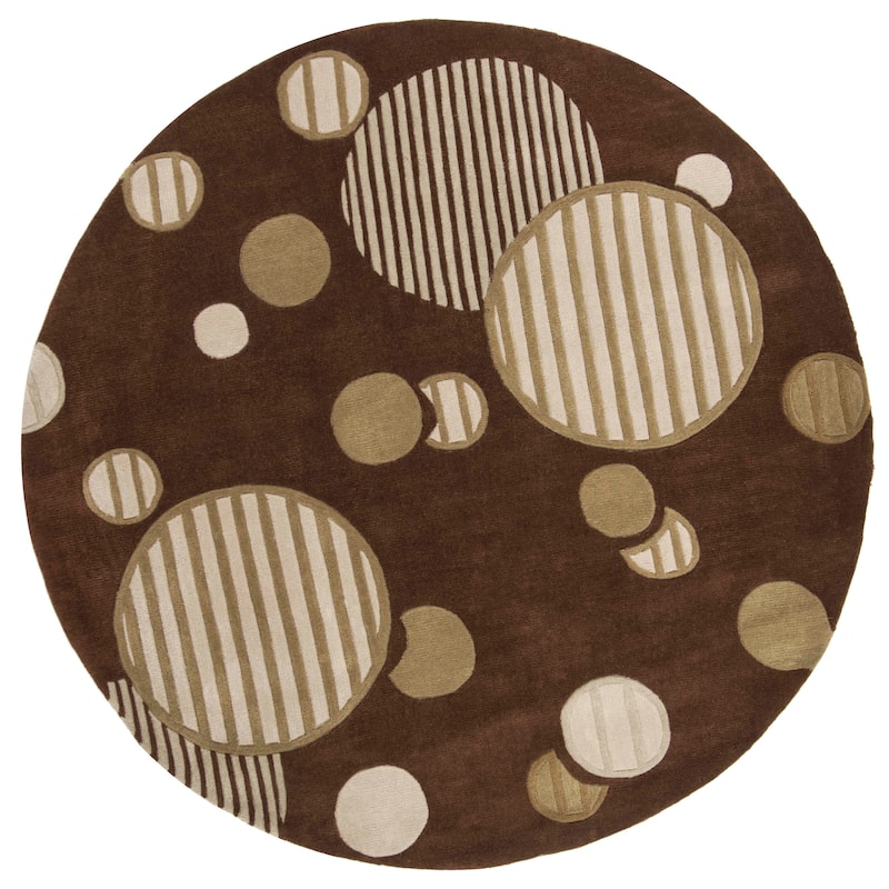 SAFAVIEH Handmade Modern Art Zvetka Modern Polyester Rug