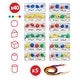 preview thumbnail 3 of 1, Activity Shapes, Giant Beads and Laces Set