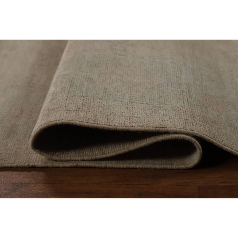 Transitional Oushak Turkish Rug Hand-Knotted Wool Carpet - 8'3"x 10'0"