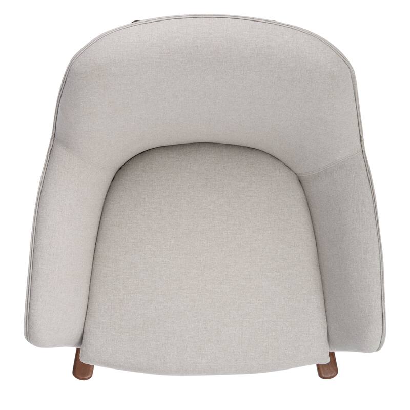 SAFAVIEH Couture Breeda Mid-Century Rocking Chair - 32Wx37Dx32H