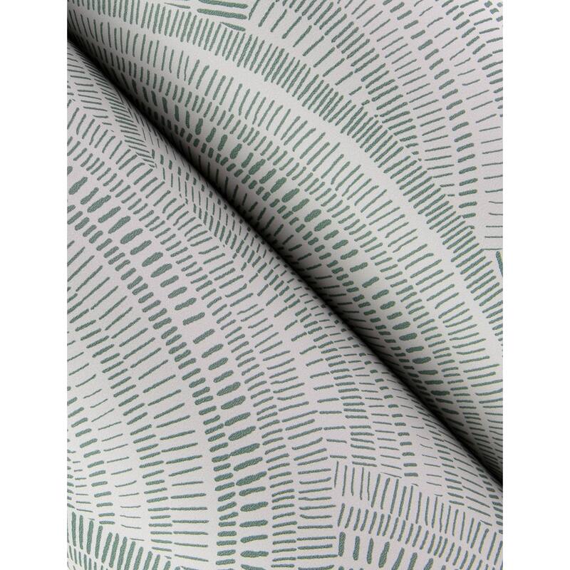 A-Street Prints Encircle Sea Green Geometric Wallpaper