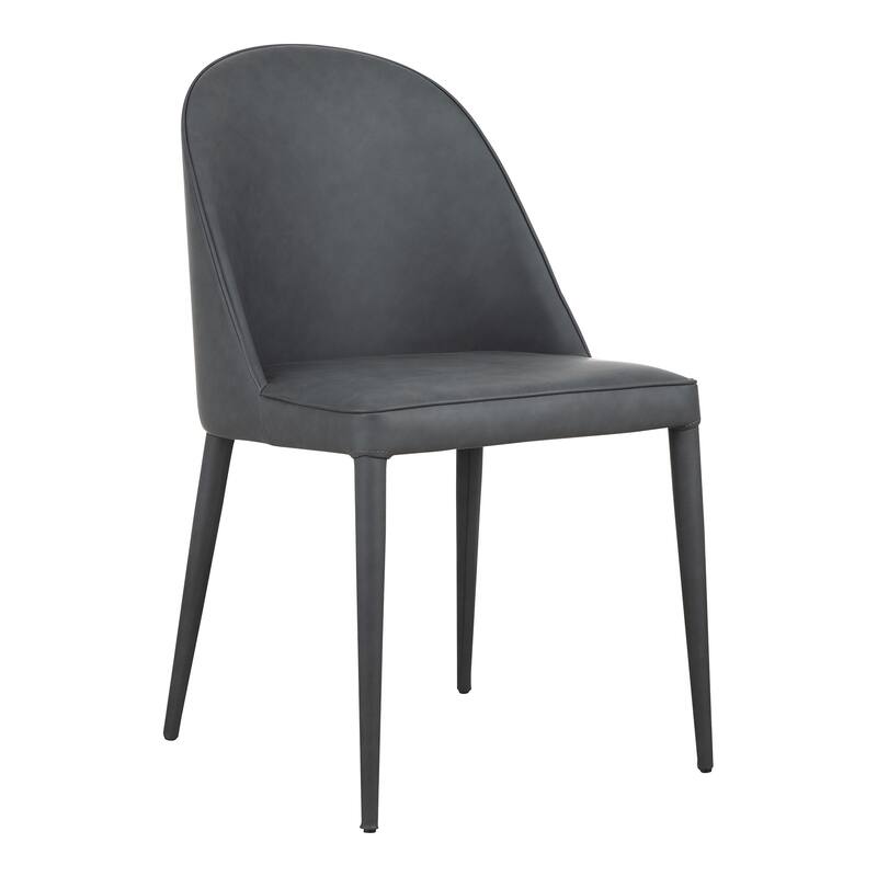 Aurelle Home Beau Modern Vegan Leather Parson Dining Chairs (Set of 2)