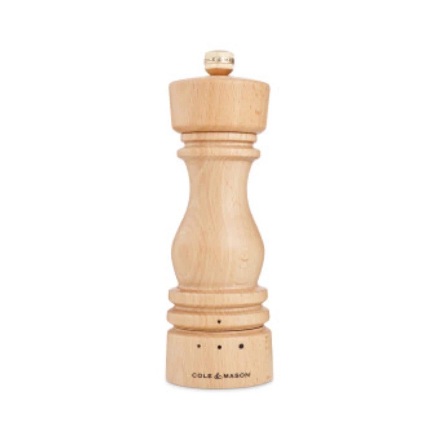 Cole & Mason London Grind Select Natural Beech Salt Mill 7"