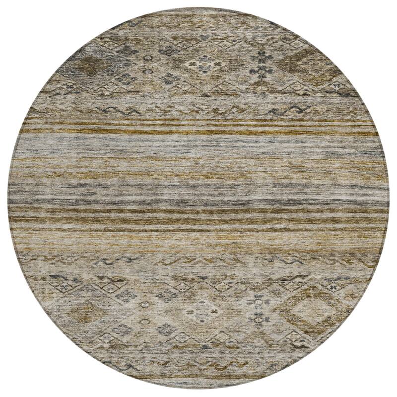 HomeRoots Floral Transitional Rectangle Outdoor Rug