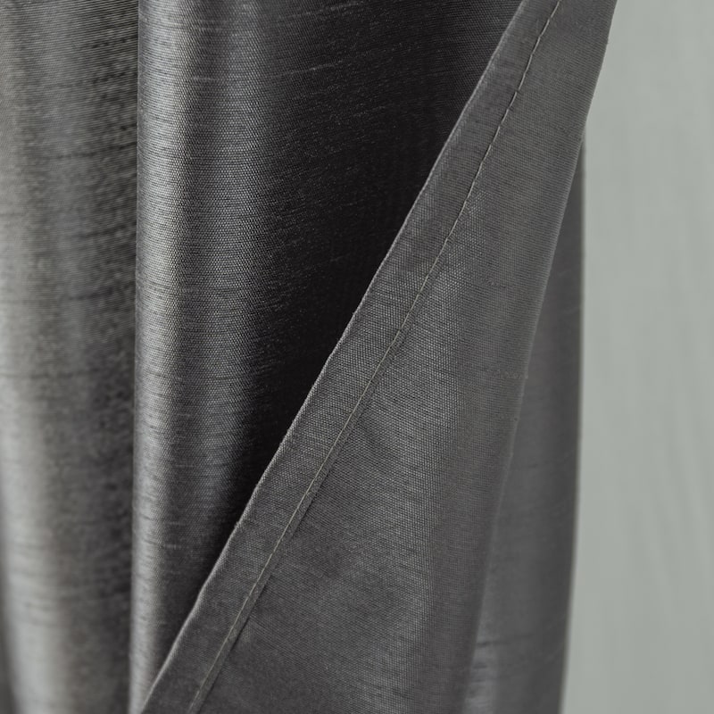 Nancy Faux Silk 63-inch Grommet Curtain Panel - 54 x 63 in. - 54 x 63 in.