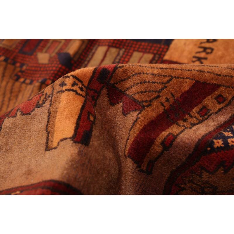 ECARPETGALLERY Hand-knotted Teimani Brown Wool Rug - 3'6 x 5'3