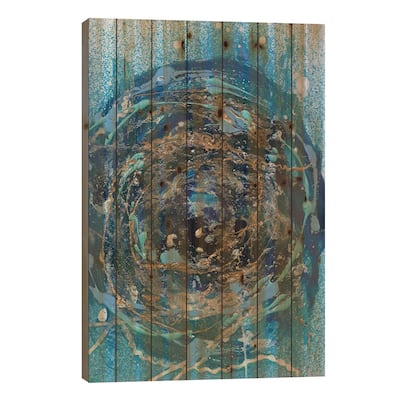 Waterspout IV Print On Wood by Alicia Ludwig - Multi-Color