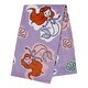 preview thumbnail 3 of 3, Disney The Little Mermaid Orange, Lavender, Aqua and White Ariel Super Soft Baby Blanket