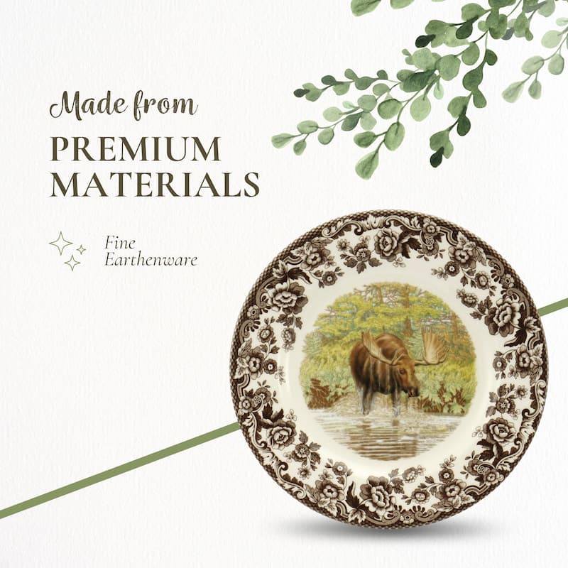 Spode Woodland Dinner Plate Animal Motifs