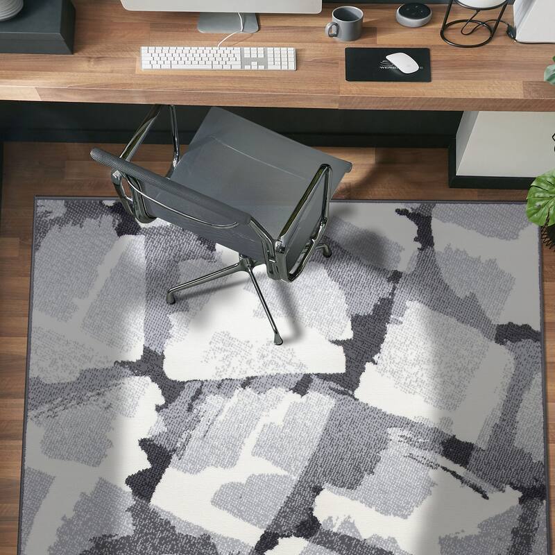 World Rug Gallery Contemporary Abstract Design Area Rug