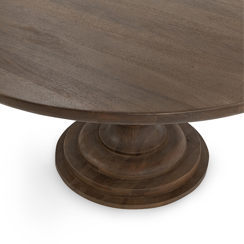 Classic Home Hera Mango Wood Round Dining Table