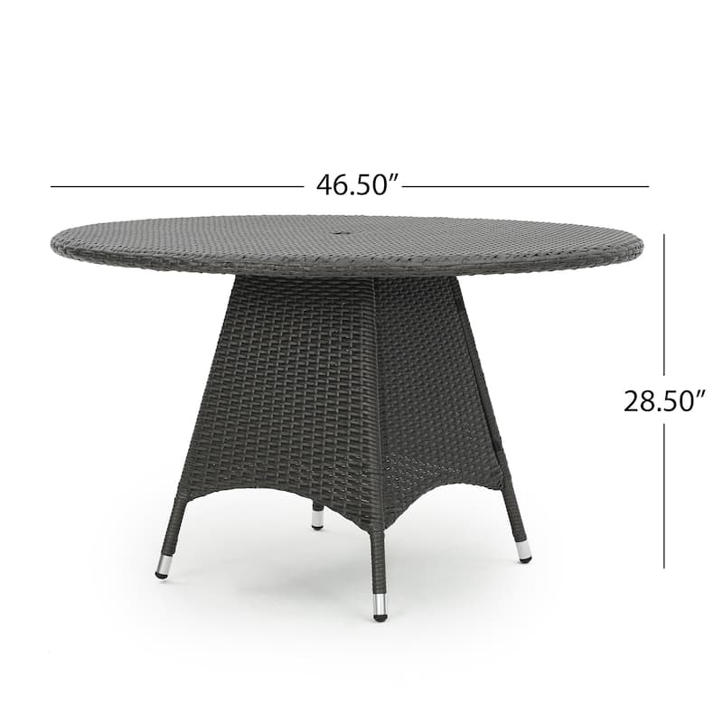 Corsica Outdoor Round Dining Table by Christopher Knight Home - 48.00" L x 48.00" W x 28.25" H