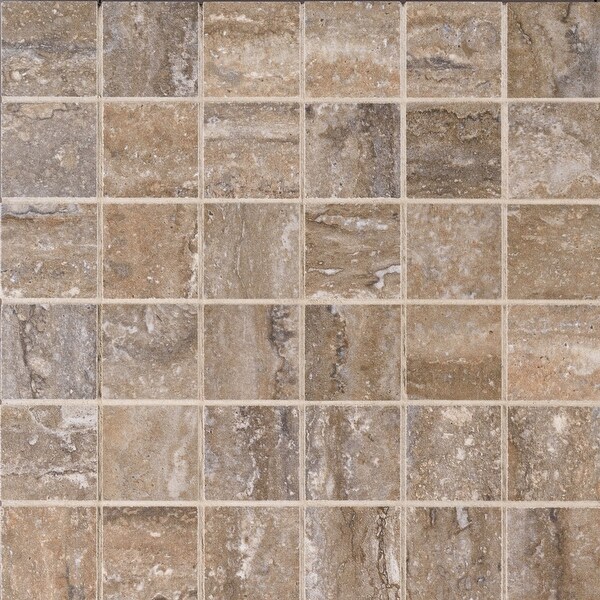 MSI NVENE2X2 Veneto - 2" Square Mosaic Tile - Matte Porcelain Visual - Sold by Carton (8 SF/Carton)