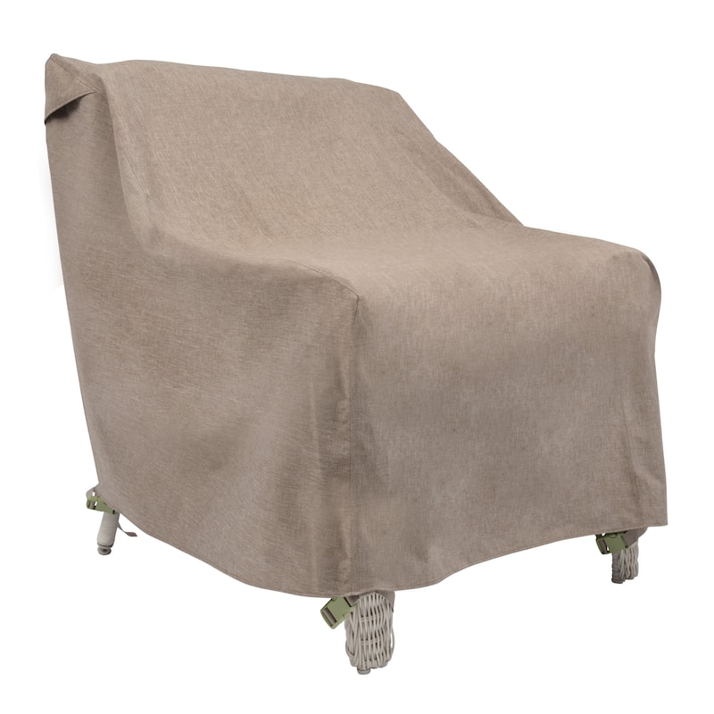 Modern Leisure® Garrison Patio Lounge/Club Chair Cover, Waterproof, 35"L x 38"W x 31"H, Sandstone