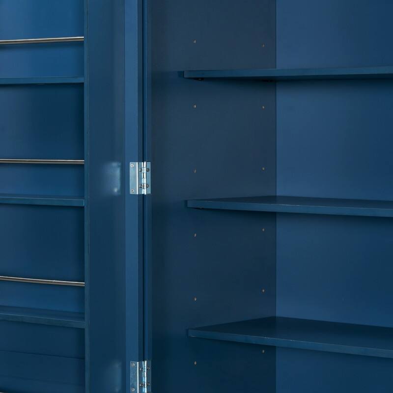 Freestanding 72"Tall Kitchen Pantry with Drawers, Door Shelves, Adjustable Shelves and Pull-out Trays