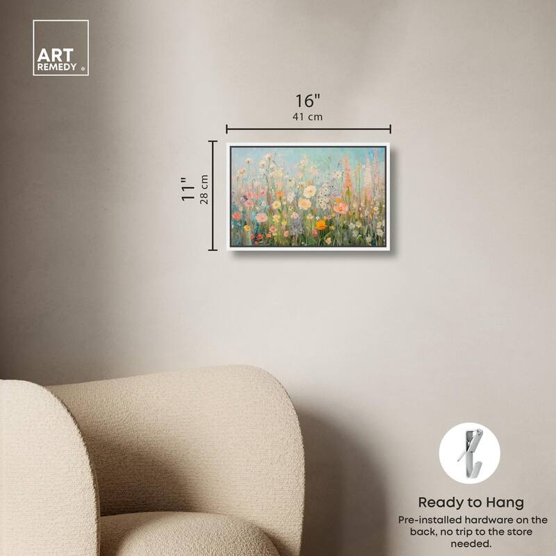 Soft Focus Flora II Canvas by Art Remedy