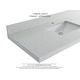 preview thumbnail 38 of 128, Willow Collections 36 in x 22 Aberdeen Freestanding Left Offset Sink Bathroom Vanity with Quartz or Marble Countertop
