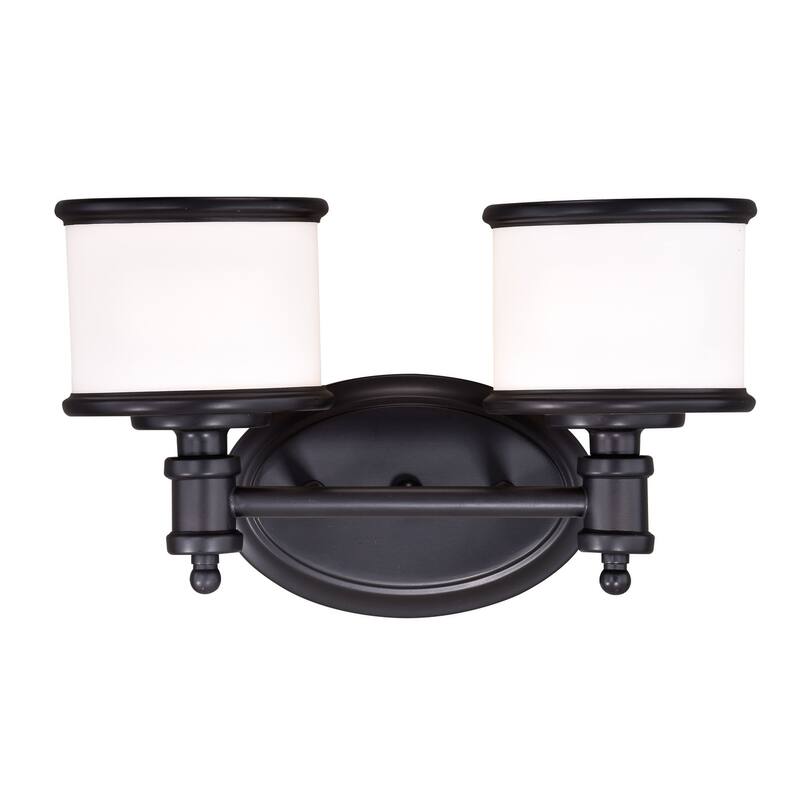 Vaxcel Lighting Carlisle 2 Light 13-3/4" Wide Vanity Light