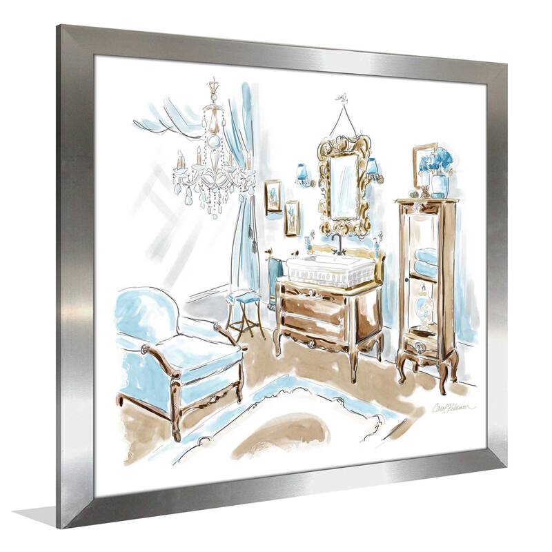 "Blue Opulence I" by Carol Robinson Print on Acrylic