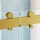 preview thumbnail 11 of 25, Seawin 56 - 60 in. W x 64 in. H Mara Frameless Bypass Sliding Bathtub Door 10 mm Tempered Glass with NanoShield™ Coating