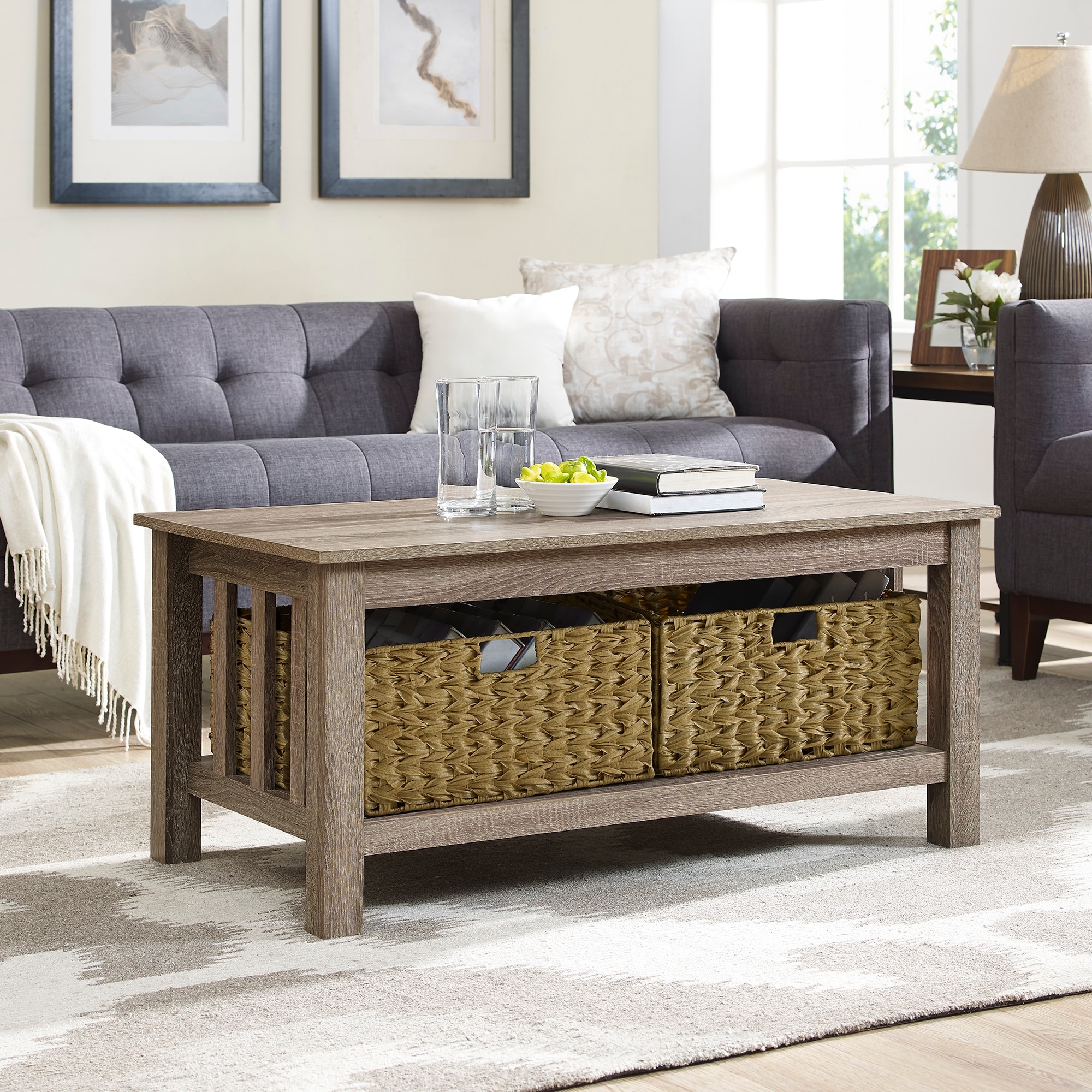 Middlebrook Designs 40 Inch Mission Style Coffee Table On Sale Overstock 13850814