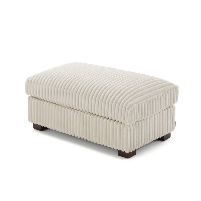 Plush Cloud Couch Modular Sectional Sofa with Ottoman