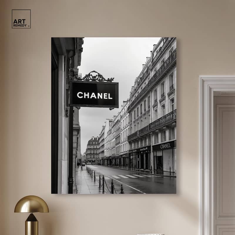Parisian Fashion Star Canvas by Art Remedy, Gallery Wrapped