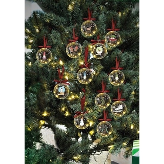 Rae Dunn Set of 12 CHRISTMAS Ornaments