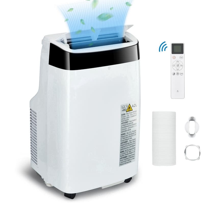 Aoile 10000 BTU Portable Air Conditioner, Dehumidifier & Fan, Freestanding AC Unit Cools Rooms