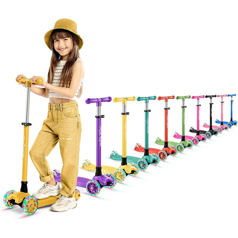 Kids Scooter – Children and Toddler 3 Wheel - Yellow