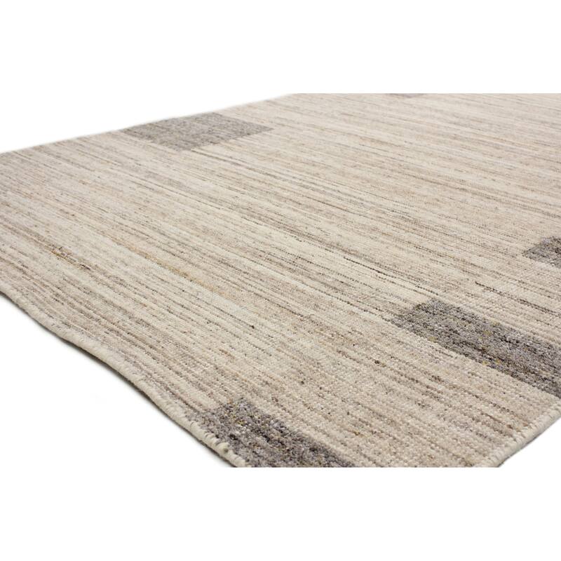 Bashian Leonidas Beige Contemporary Area Rug