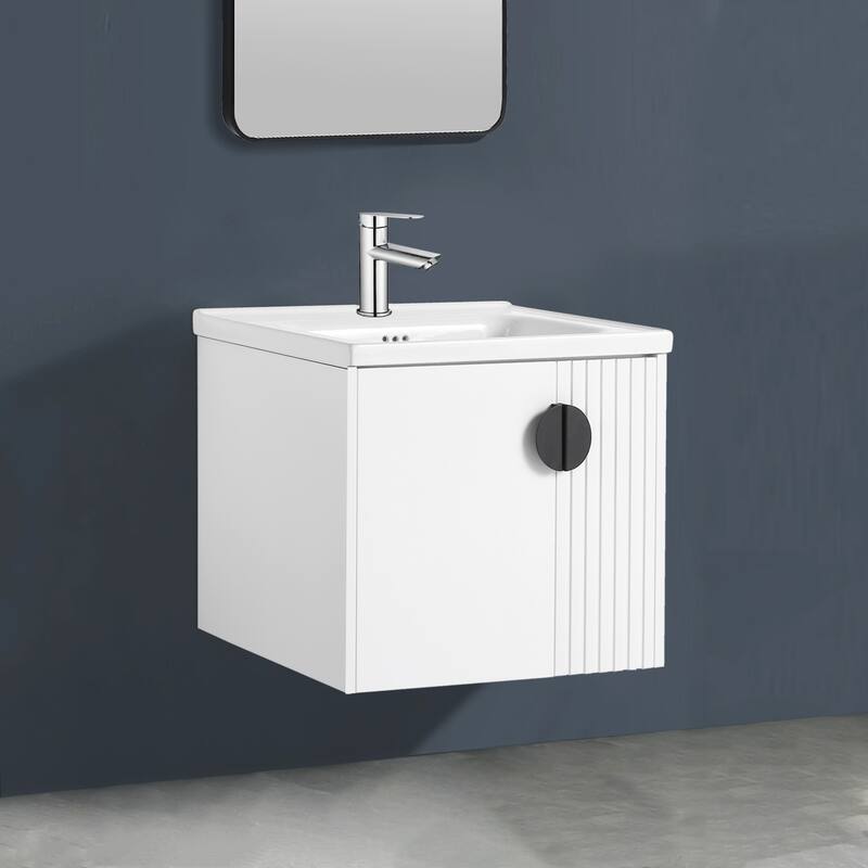 Topcraft Wall Mounted Bathroom Vanity with Sink