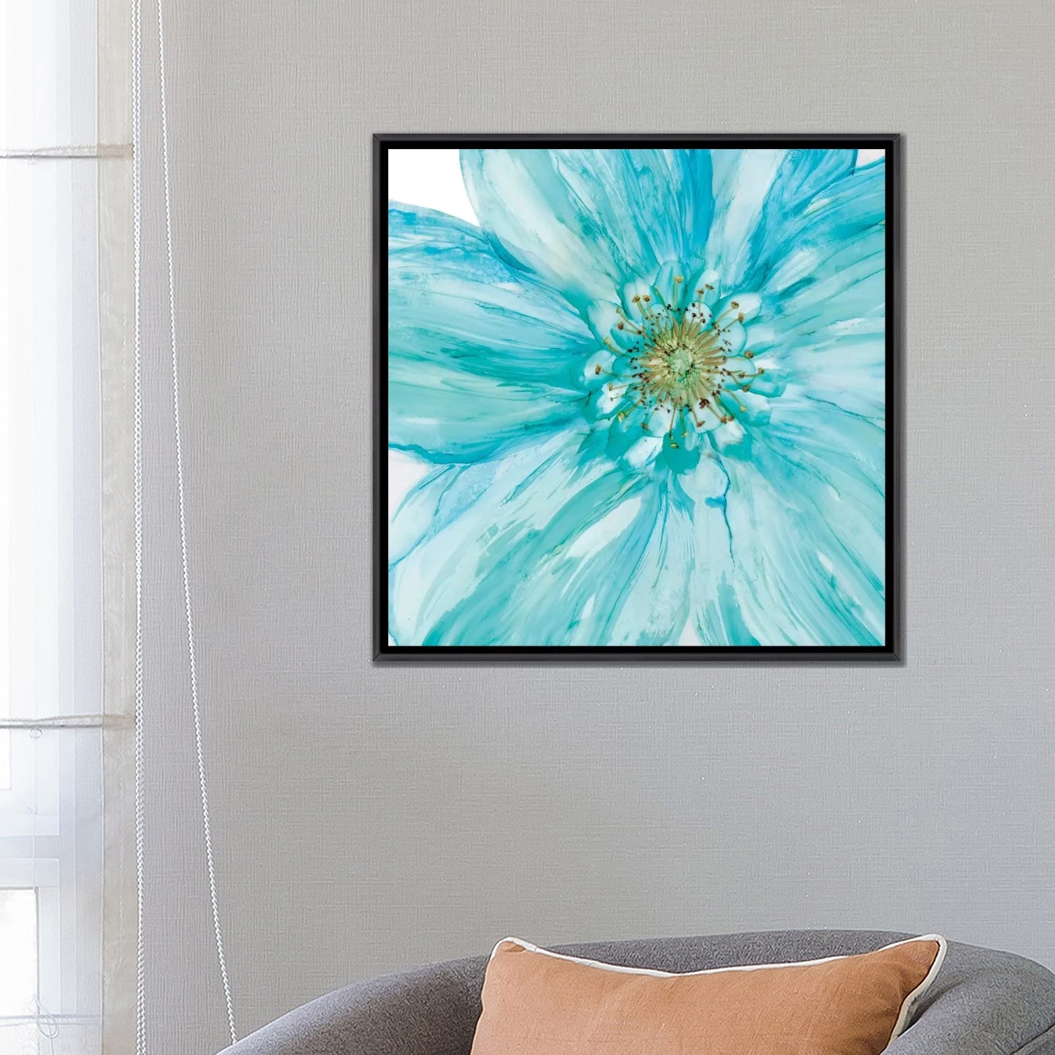 The Art of e Quaintance　Blue Designart 