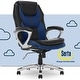 preview thumbnail 31 of 56, Serta Amplify Executive Office Chair with Padded Arms, Faux Leather and Mesh