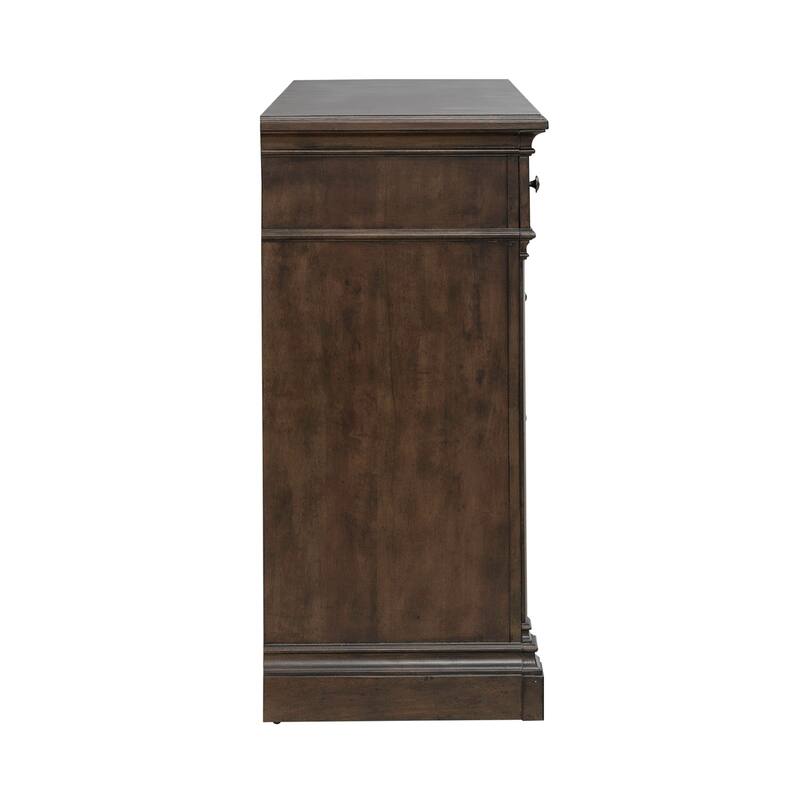 Arden Road Satin Cherry Poplar Dresser for Bedroom Storage - 6, 8, or 10 Drawers