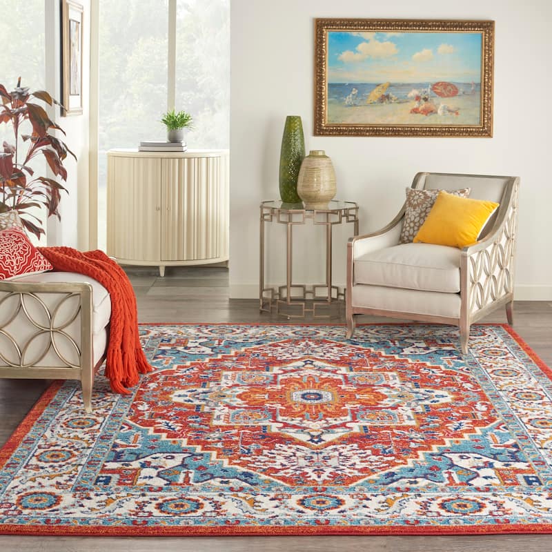 Nourison Passion Persian Garden Medallion Area Rug