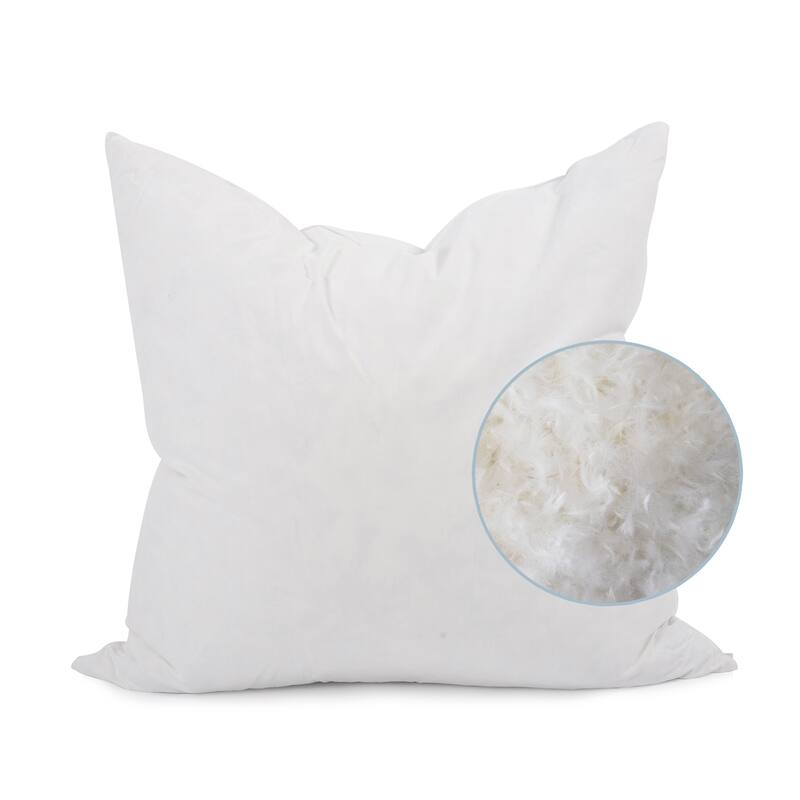 Allan Andrews 24" x 24" Angora Stone Pillow - Down Fill