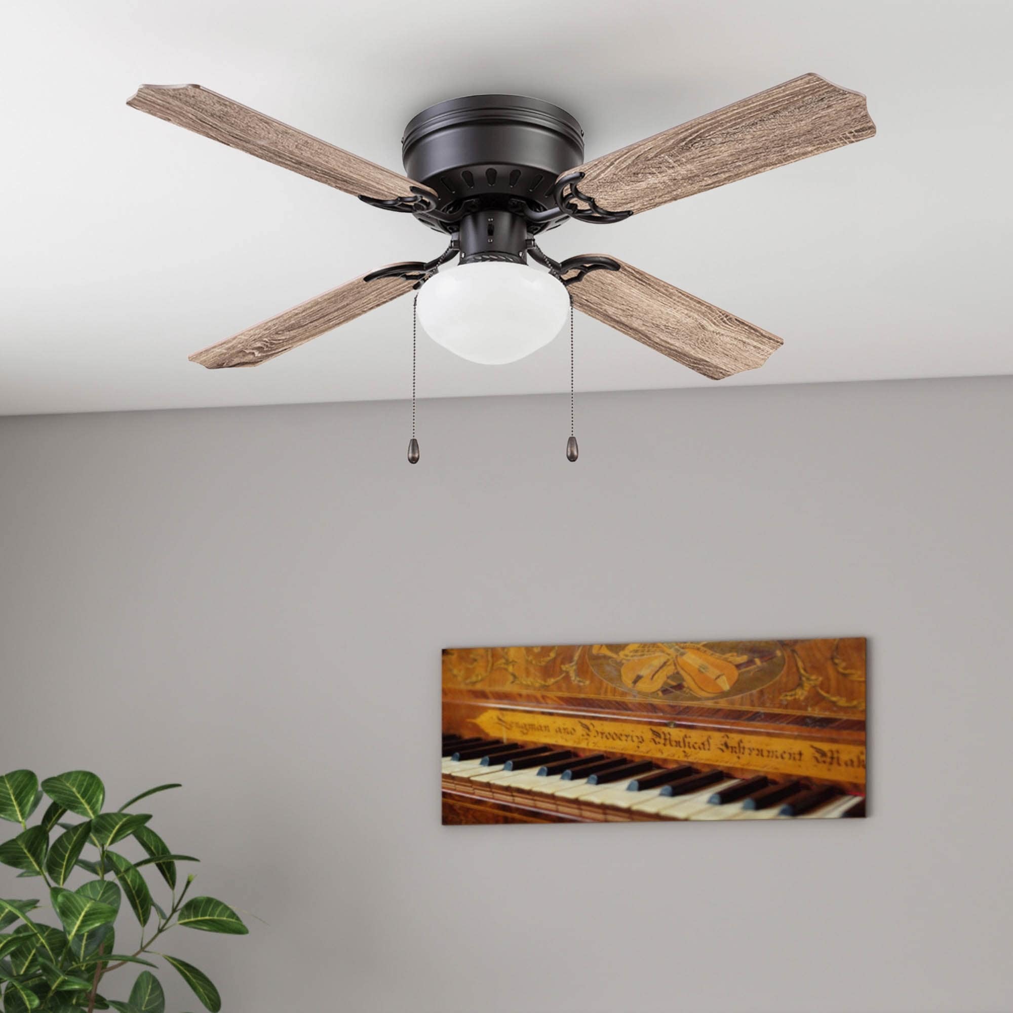 42" Prominence Home Cherry Hill Indoor Ceiling Fan, Espresso Bronze - 42