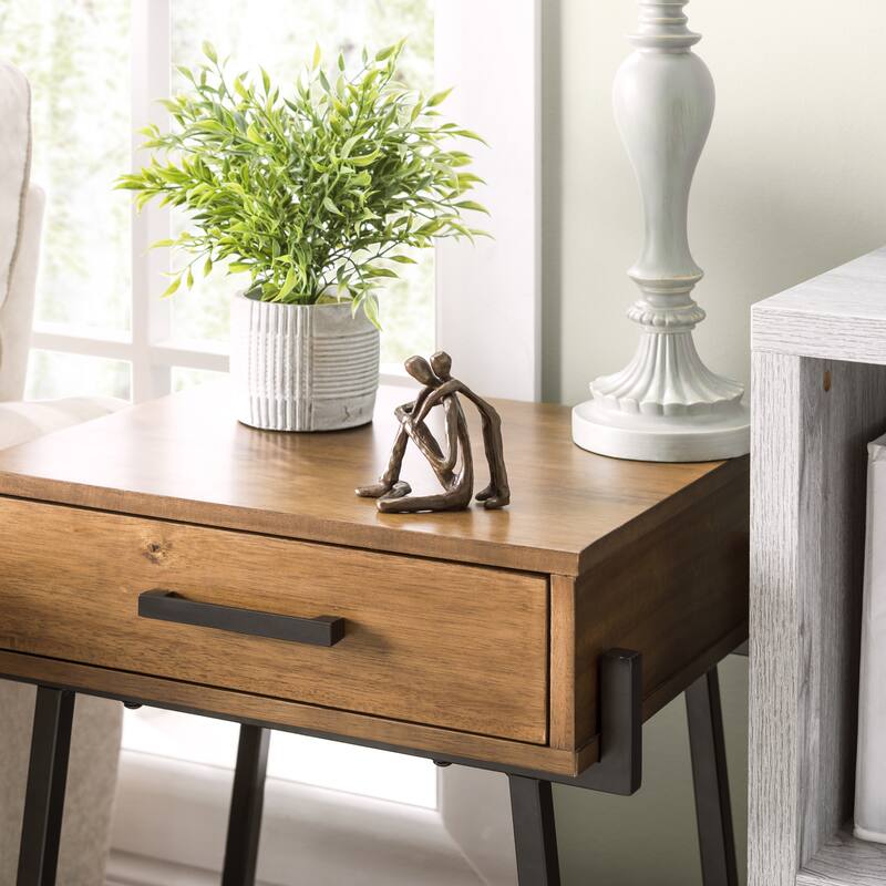 Child Embracing Father Handcrafted Sculptures - 7" - Bronze