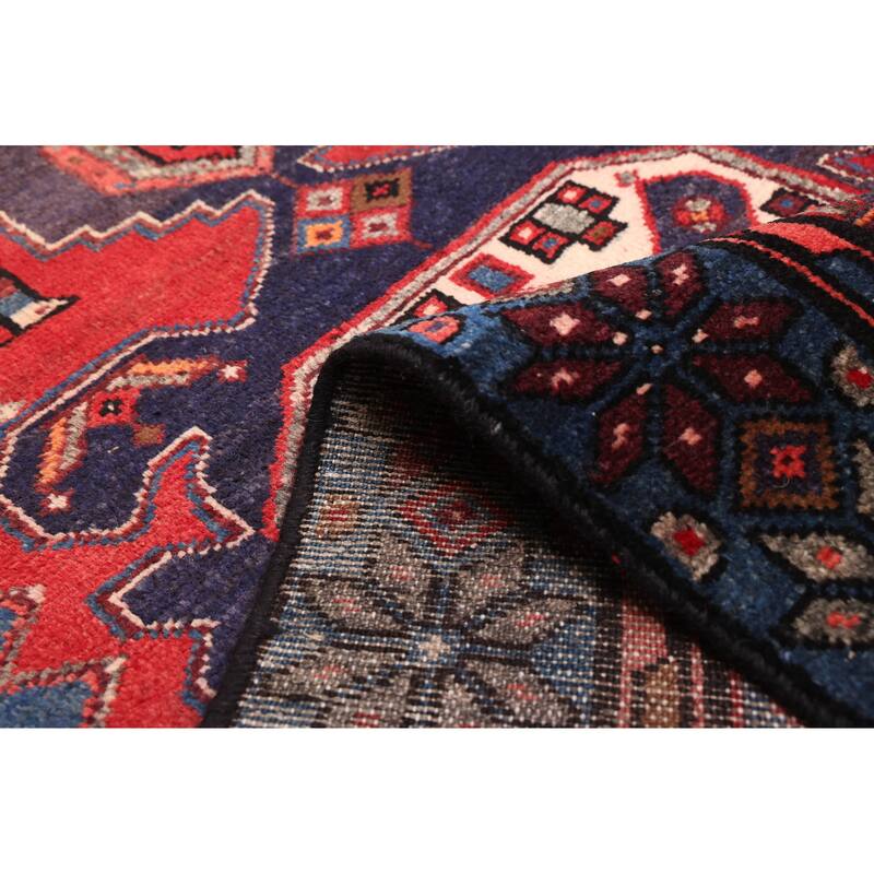 ECARPETGALLERY Hand-knotted Anatolian Vintage Red Wool Rug - 3'3 x 9'9