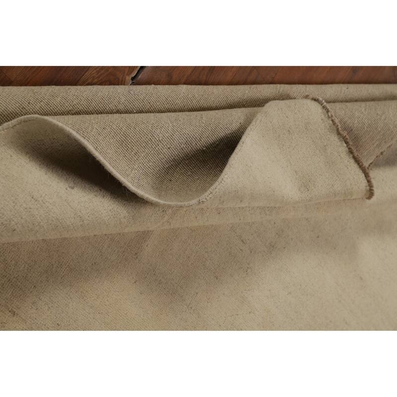 Modern Gabbeh Oriental Area Rug Handmade Solid Wool Carpet - 4'11" x 6'4"