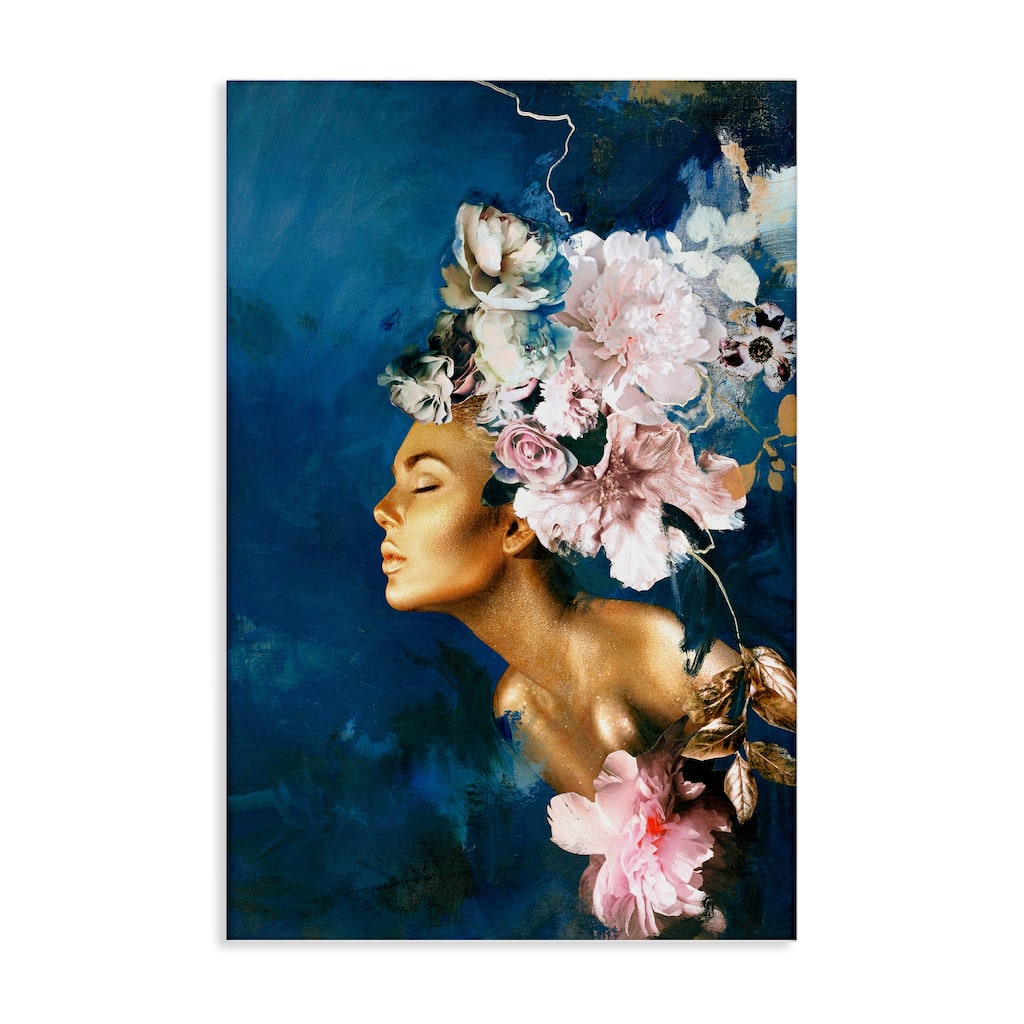 Stupell Sophisticated Floral Woman Canvas Wall Art Design By Design Fabrikken