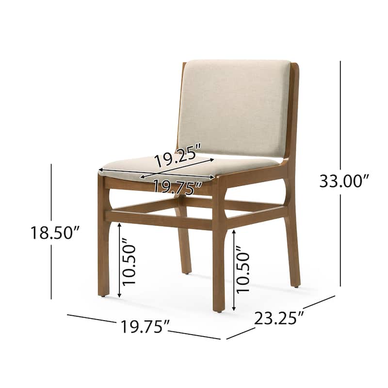 Coston Upholstered Rubberwood 5 Piece Dining Set by Christopher Knight Home