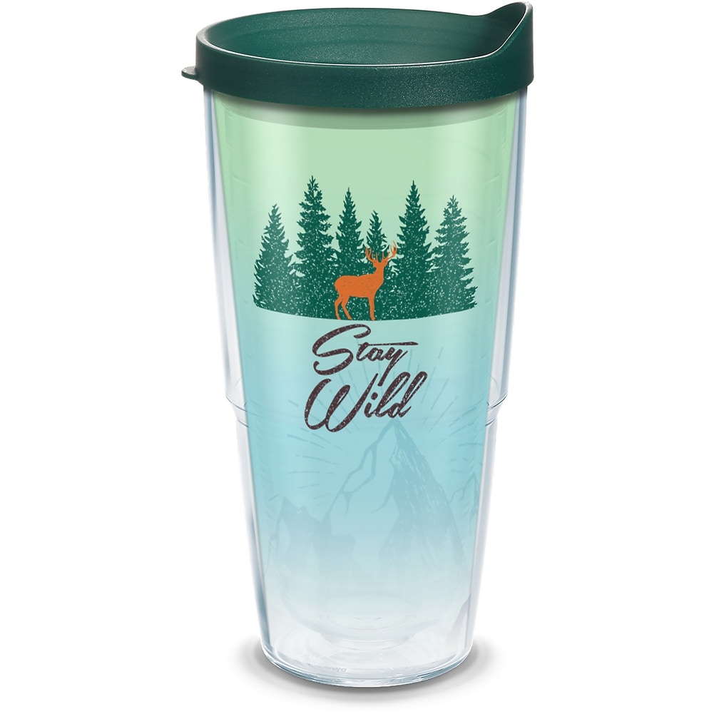 Tervis Stay Wild Made in USA Double Walled Insulated Travel Tumbler, Classic