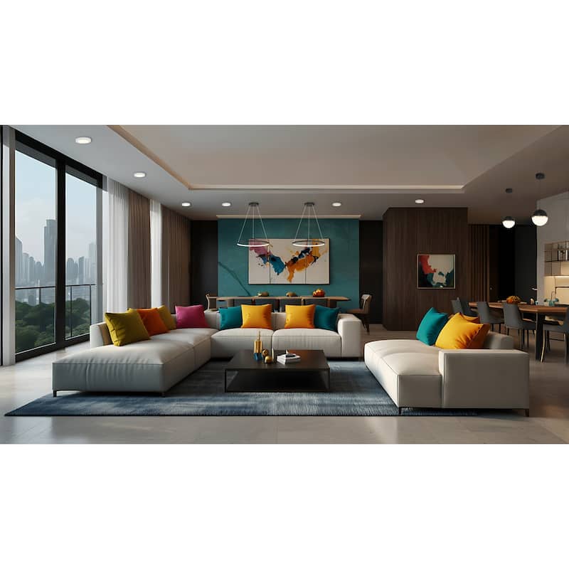 Anello Dual Voltage 15.75" LED Pendant